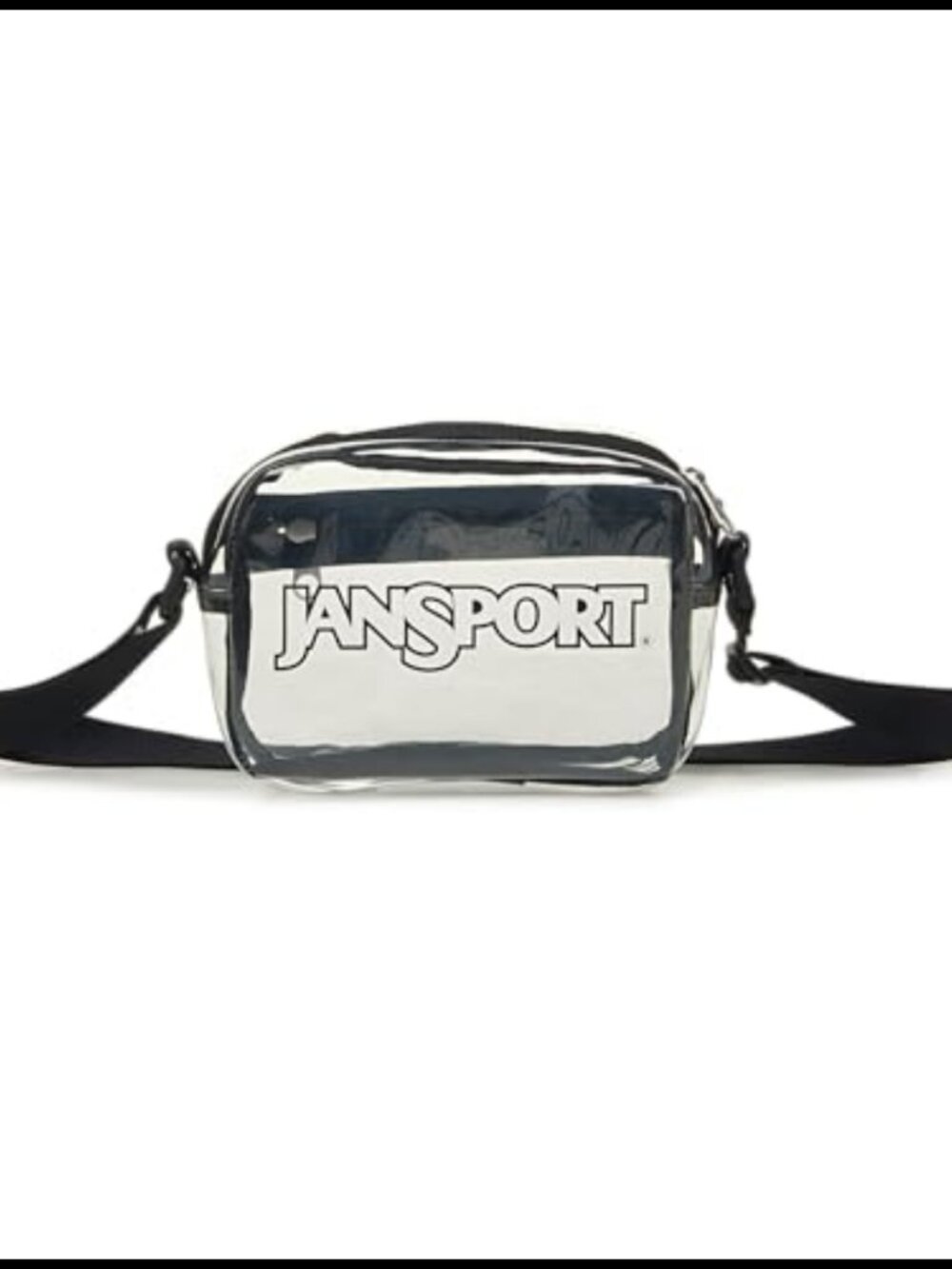 Clear Crossbody Bag Recycled Materials Stadium Approved Removable Strap